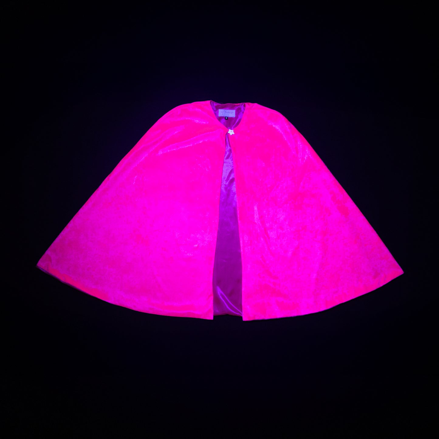 Jr Star Pink Glow Child Cape