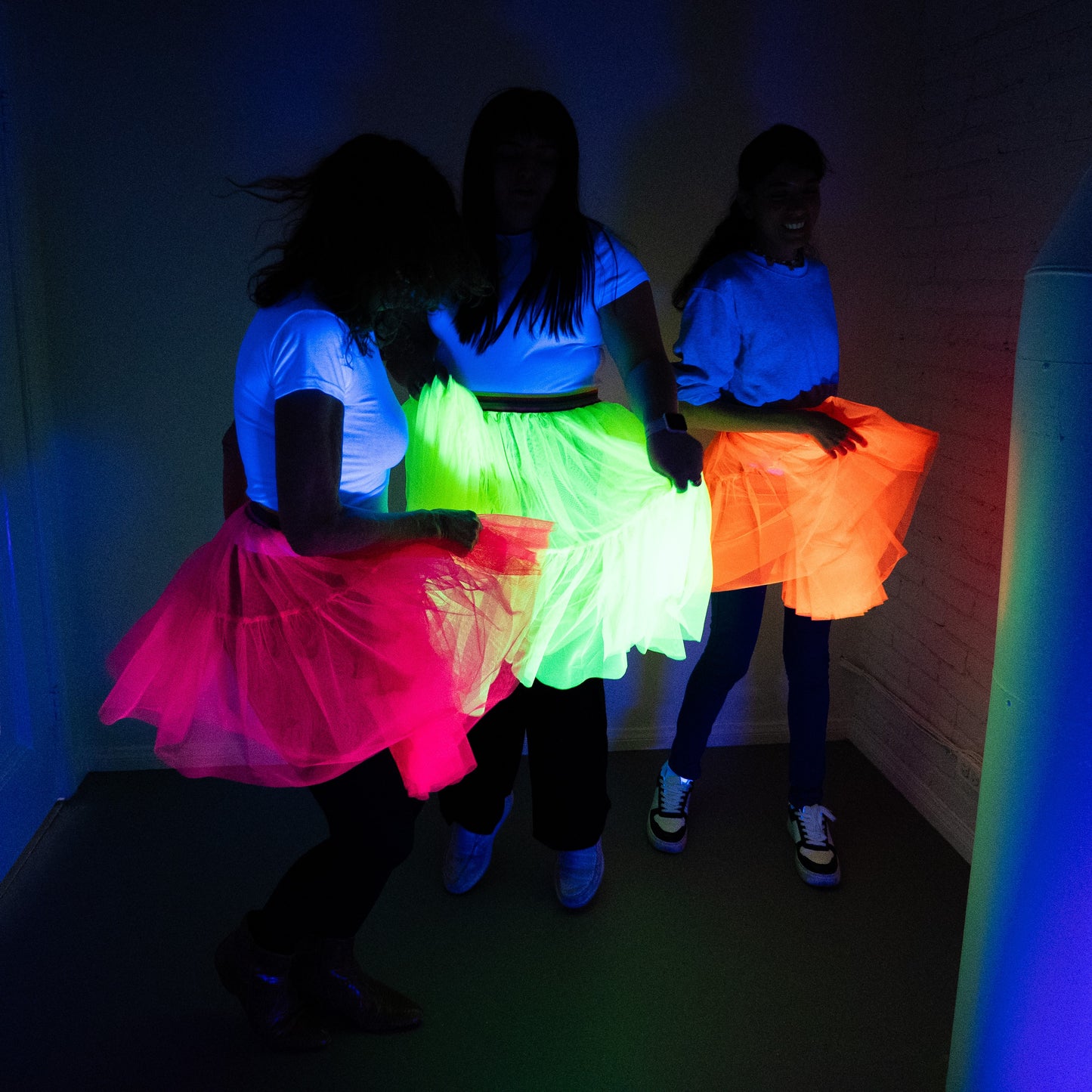 A Leading Role Child Short Orange Glow Skirt