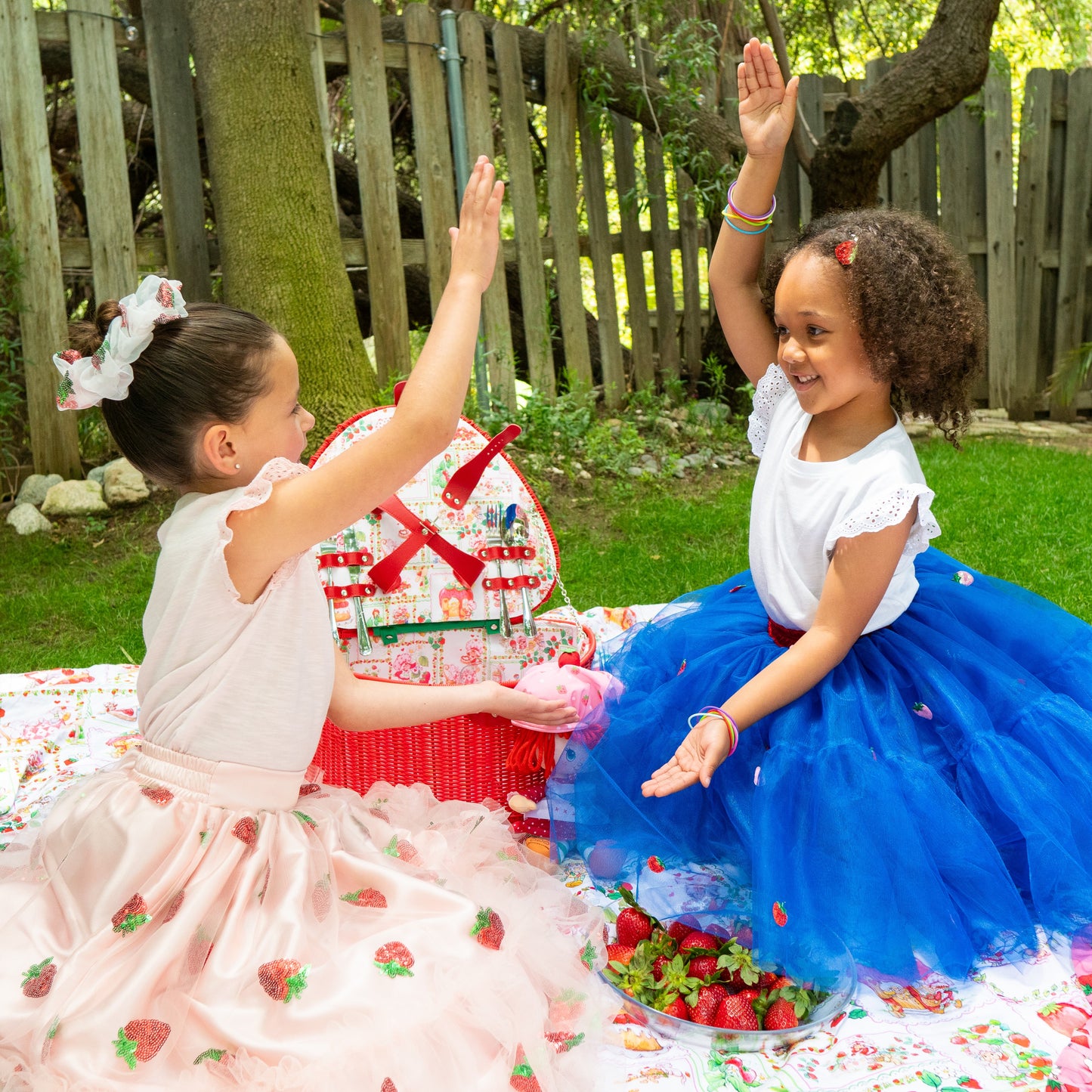 Strawberry Shortcake Child Berry Blue Tulle Skirt