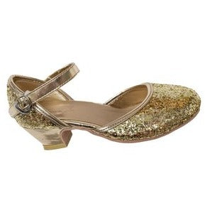 A Leading Role Gold Sparkle Heels