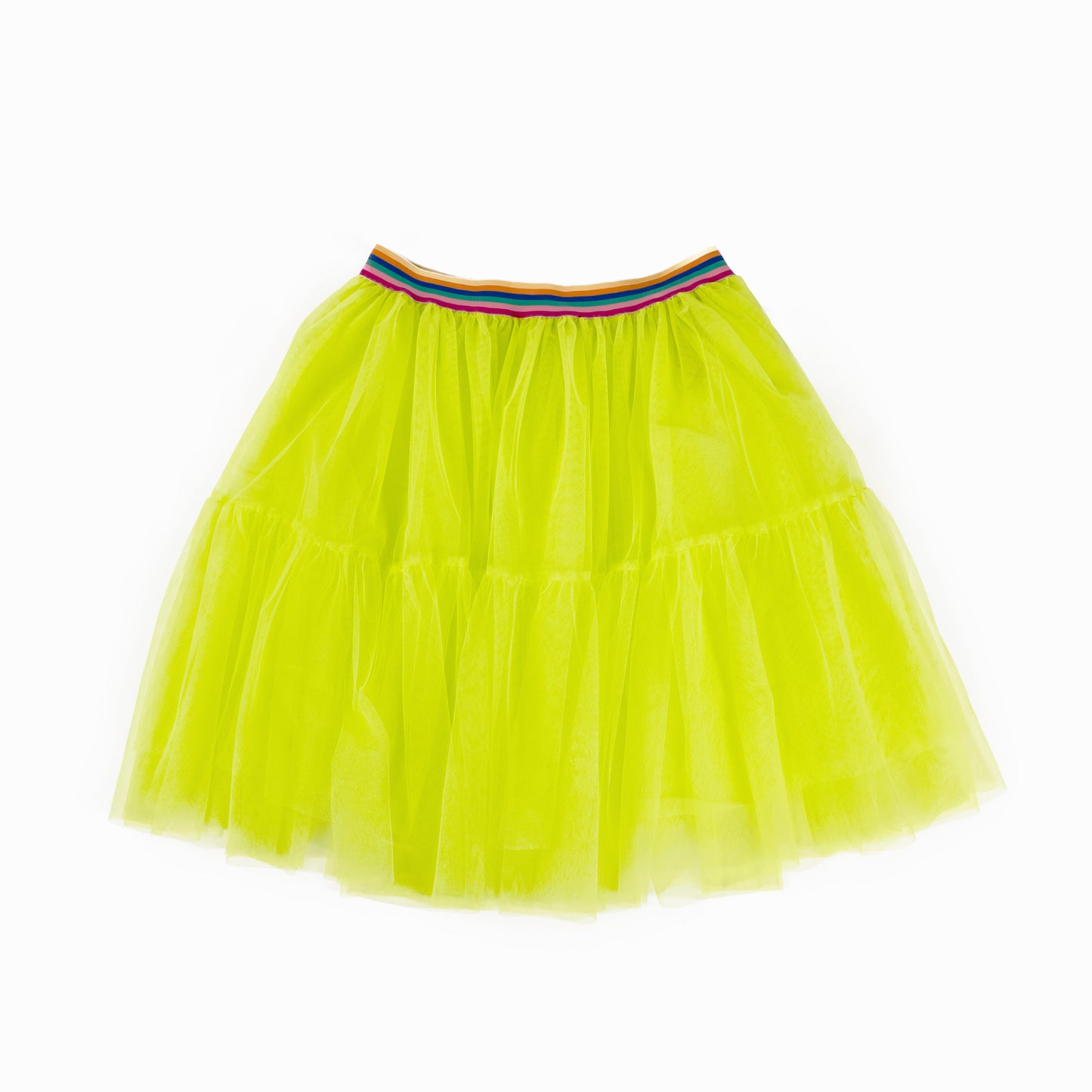 A Leading Role Child Long Green Glow Skirt