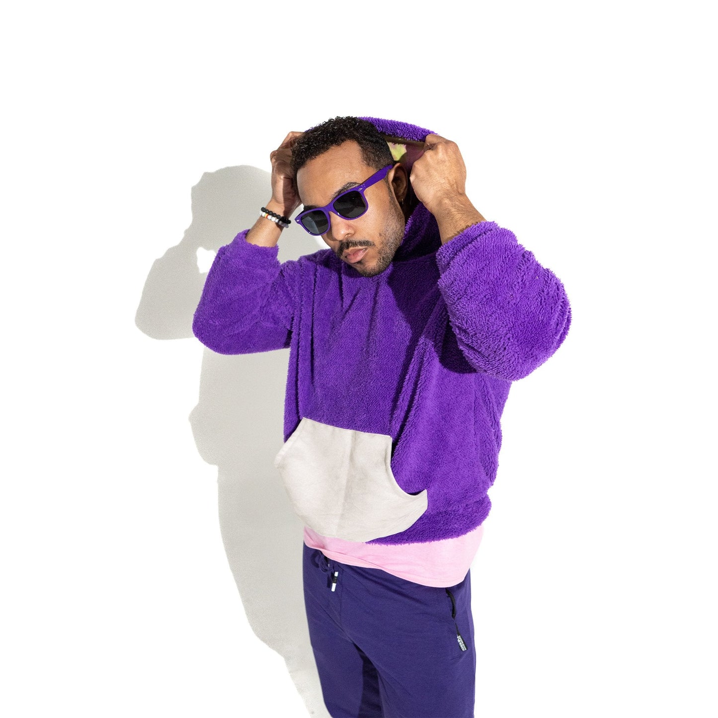 A Leading Role x Teletubbies Premium Adult Tinky-Winky Pullover Hoodie