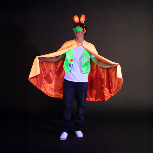 A Leading Role Orange Glow Cape