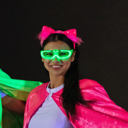 Jr Star Pink Glow Child Cat Ears