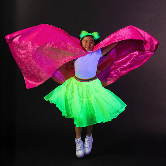 A Leading Role Pink Glow Cape