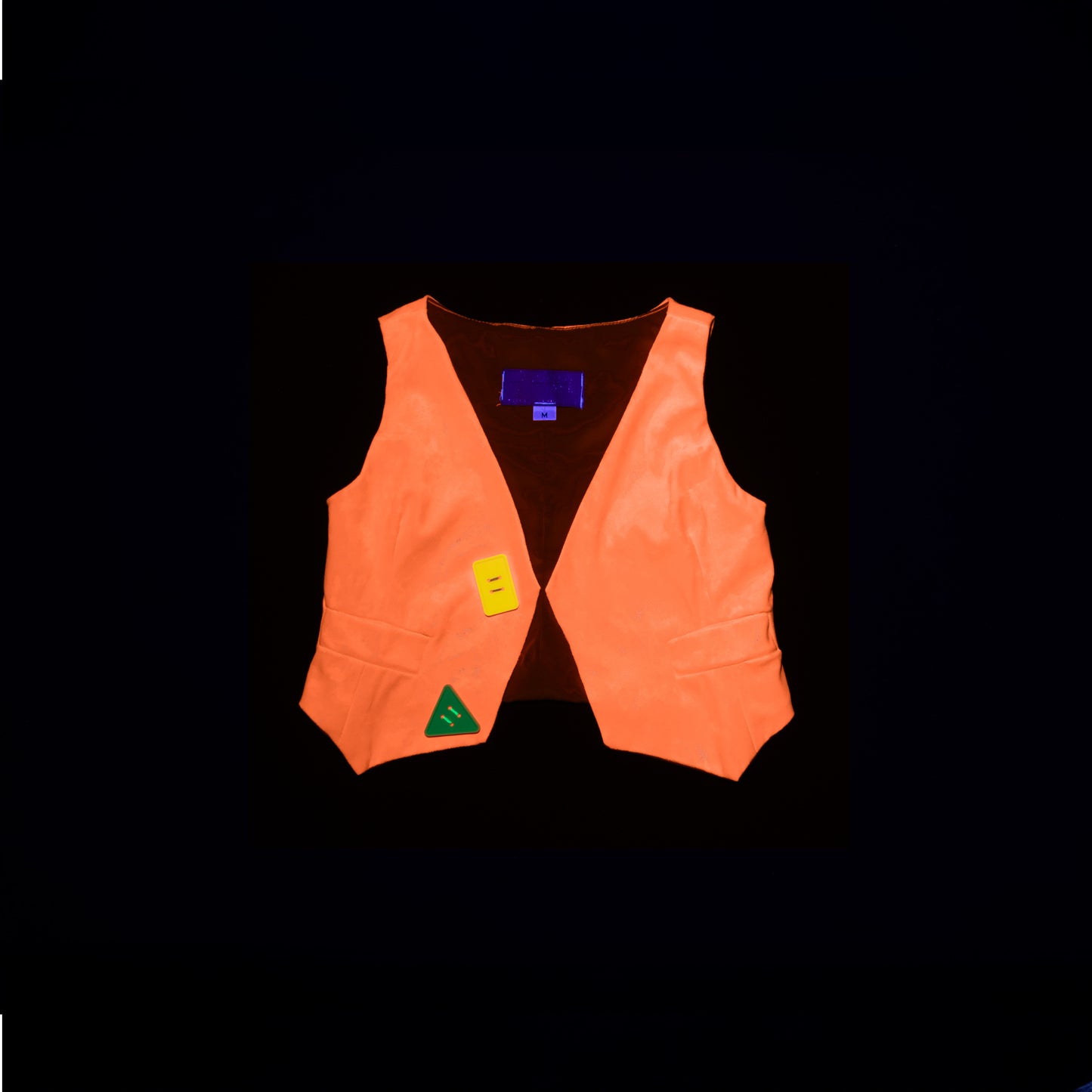 Jr Star Orange Glow Child Vest