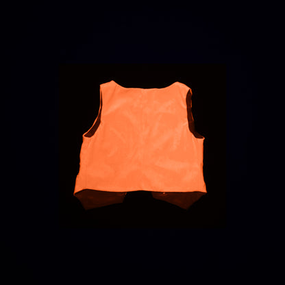 Jr Star Orange Glow Child Vest