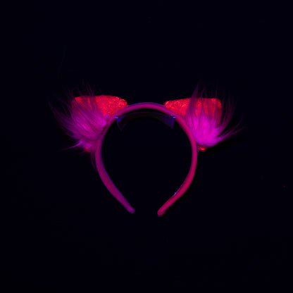 Jr Star Pink Glow Child Cat Ears