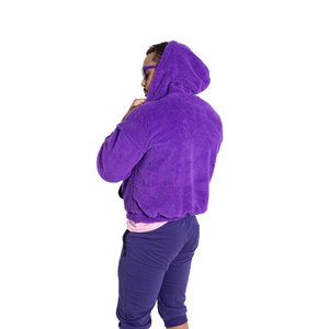 A Leading Role x Teletubbies Premium Adult Tinky-Winky Zip Up Hoodie