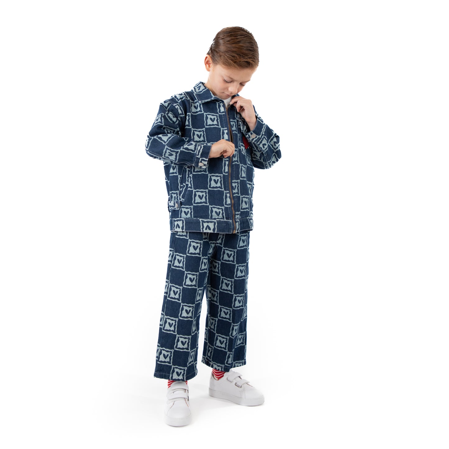 Jr Star Child Heartbreaker Denim Set