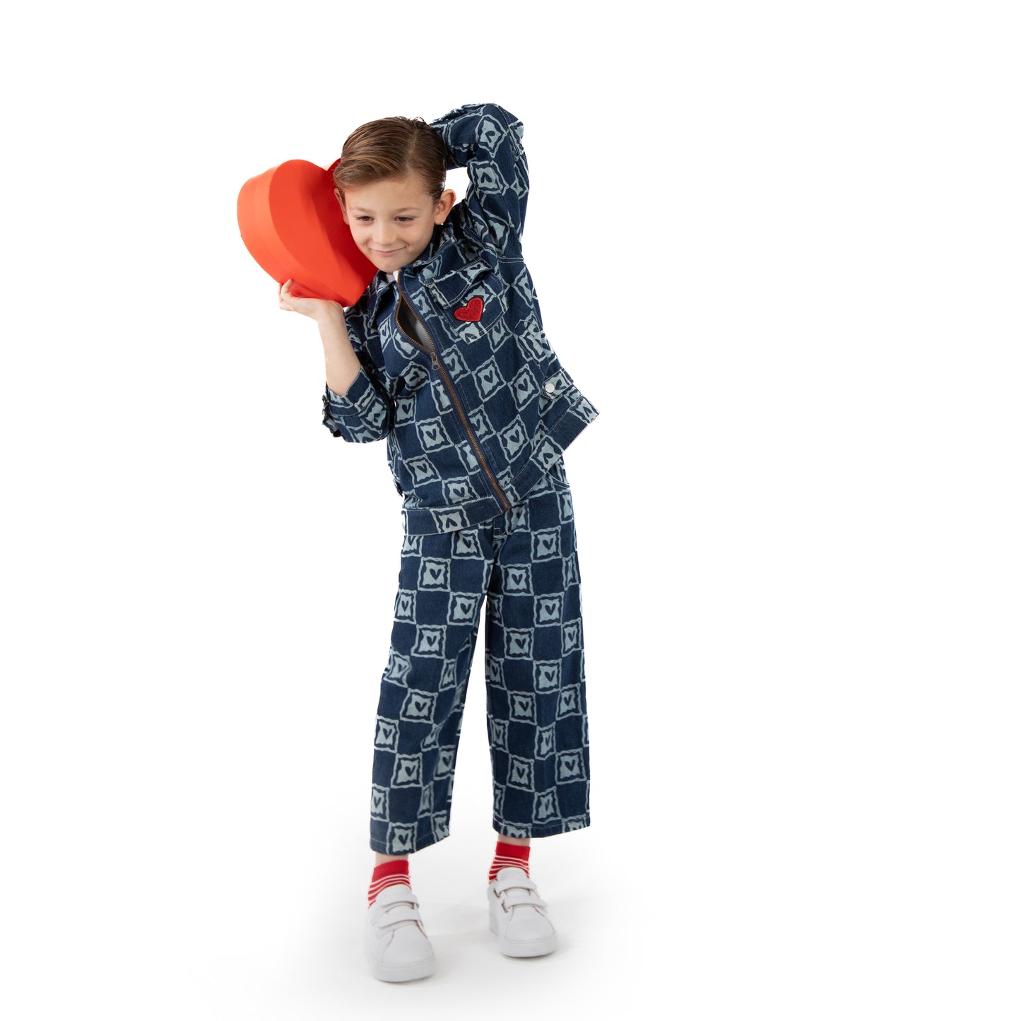 Jr Star Child Heartbreaker Denim Set