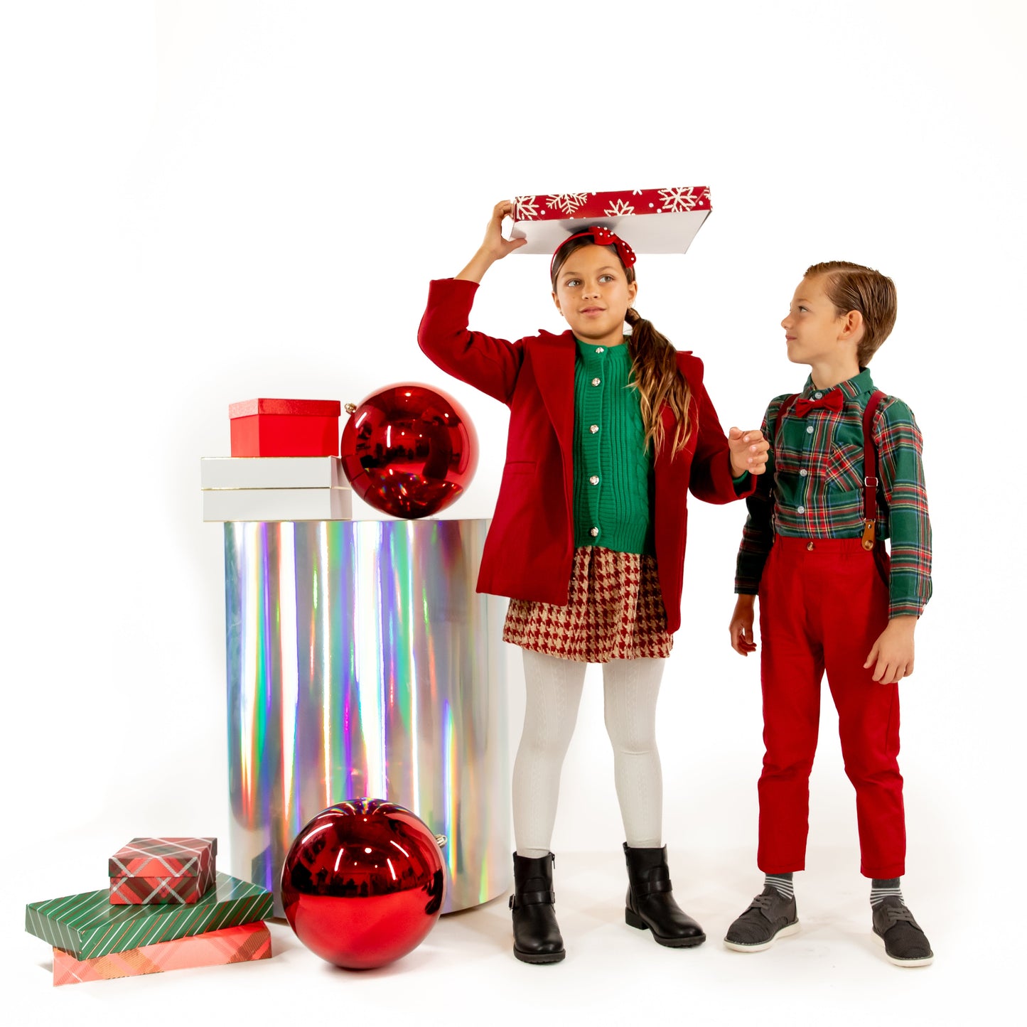 A Leading Role Premium Child Cranberry Peacoat