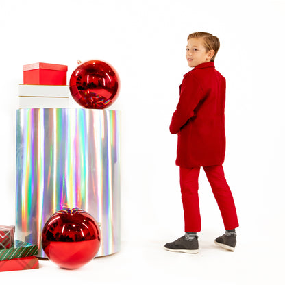 A Leading Role Premium Child Cranberry Peacoat