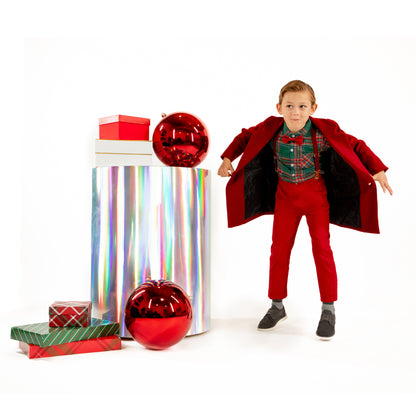 A Leading Role Premium Child Cranberry Peacoat