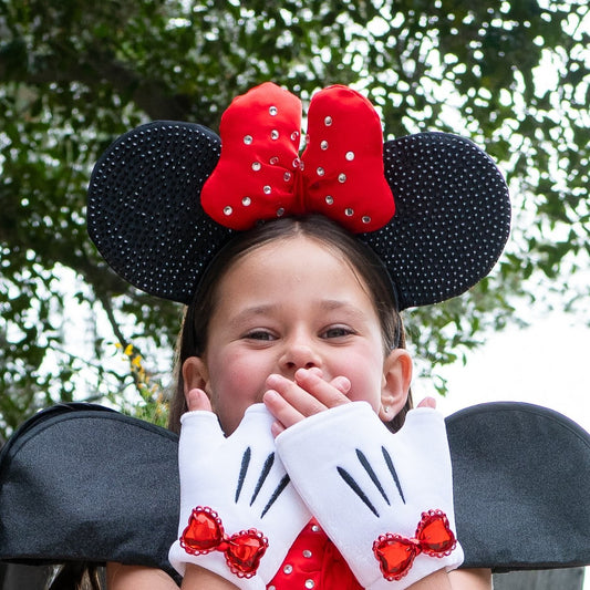 Disney Minnie Mouse Red Sparkle Ears