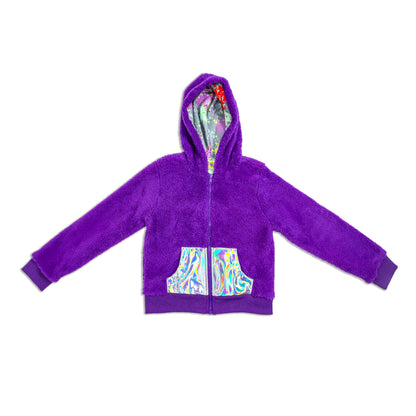Teletubbies Premium Adult Tinky-Winky Zip Up Hoodie