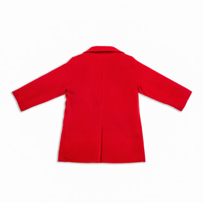 Jr Star Cranberry Child Peacoat
