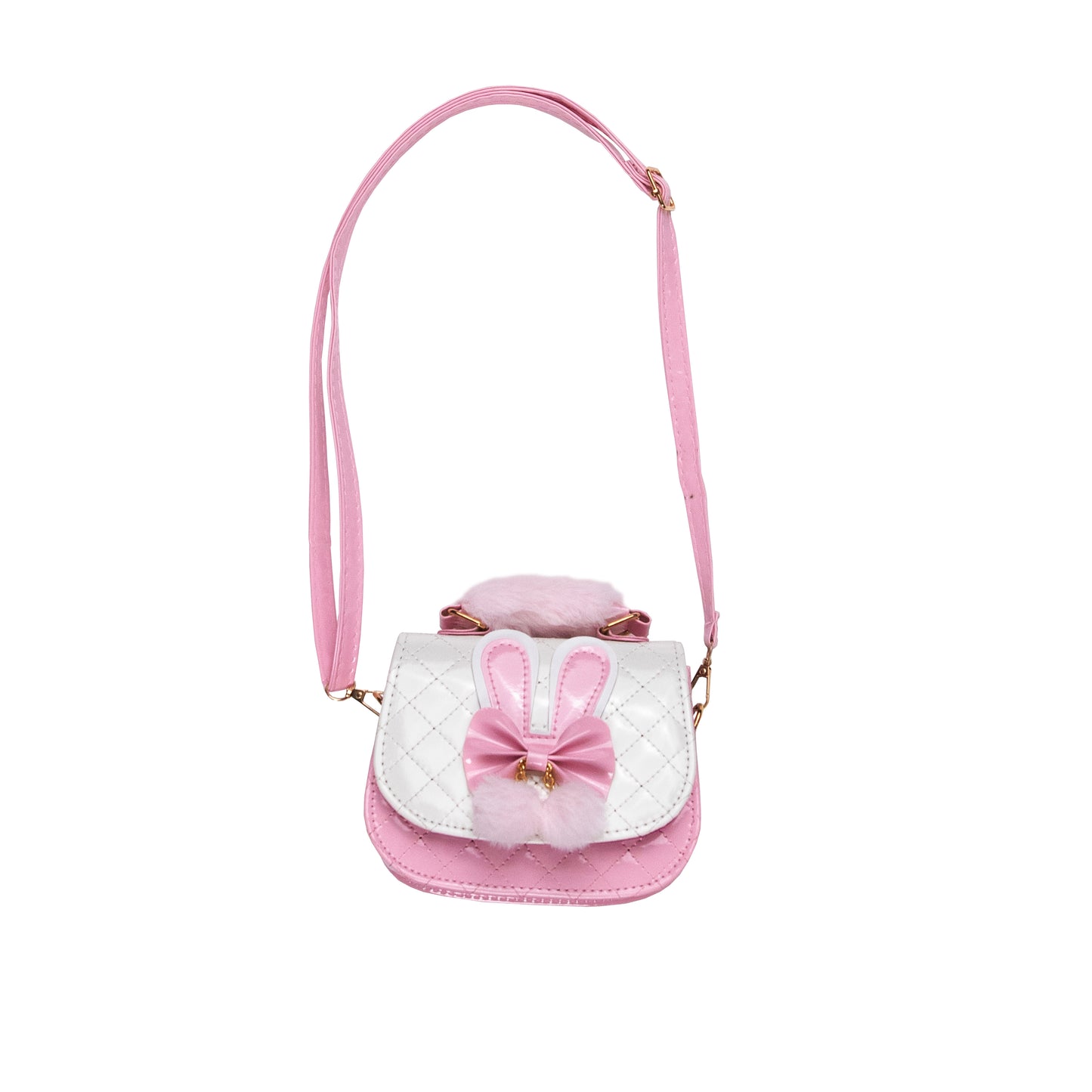 Jr Star Child Pink and White Bunny Purse