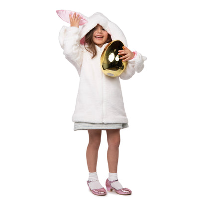 A Leading Role Premium Child Fuzzy Bunny Zip-Up Jacket