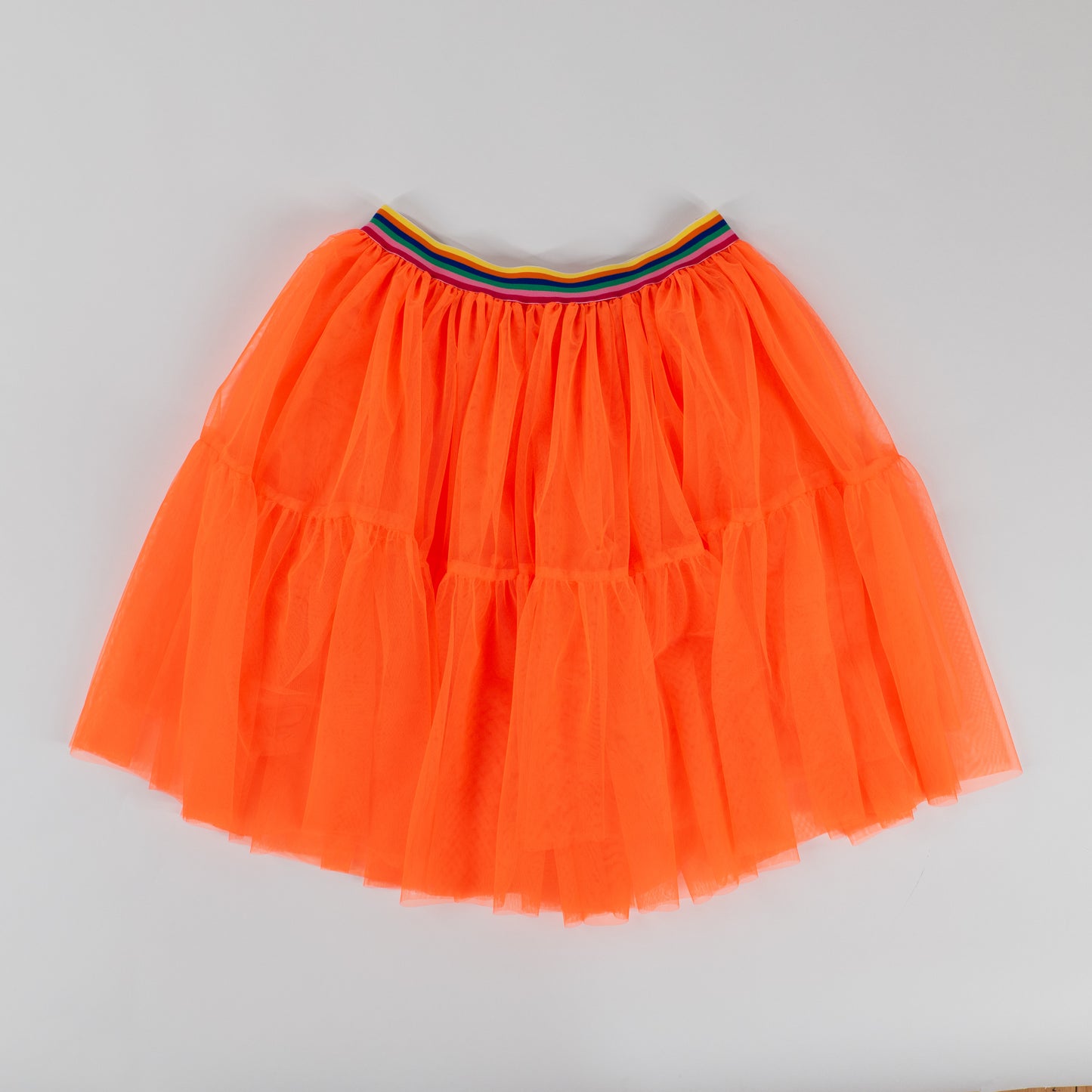 Jr Star Long Orange Glow Child Skirt