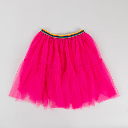Jr Star Long Pink Glow Child Skirt