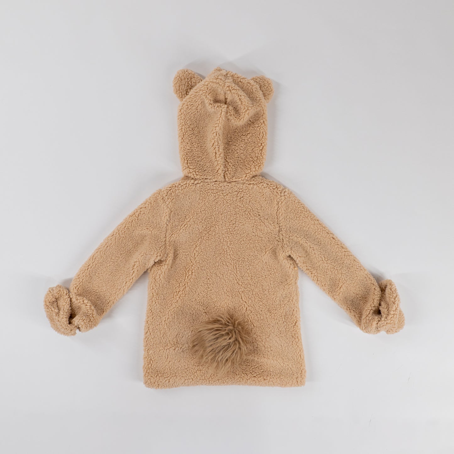 Jr Star Fuzzy Bear Child Zip-Up Jacket