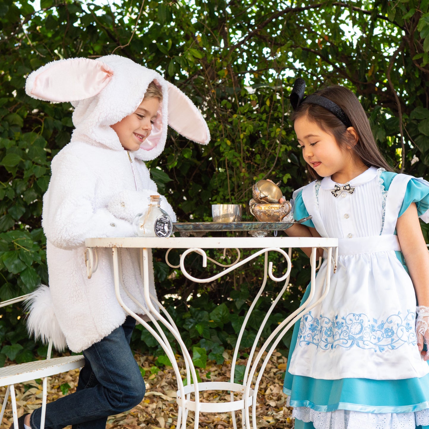 A Leading Role Premium Child Fuzzy Bunny Zip-Up Jacket