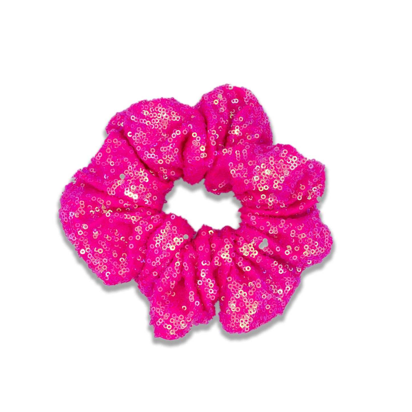 Jr Star Pink Sparkle Glow Child Scrunchie