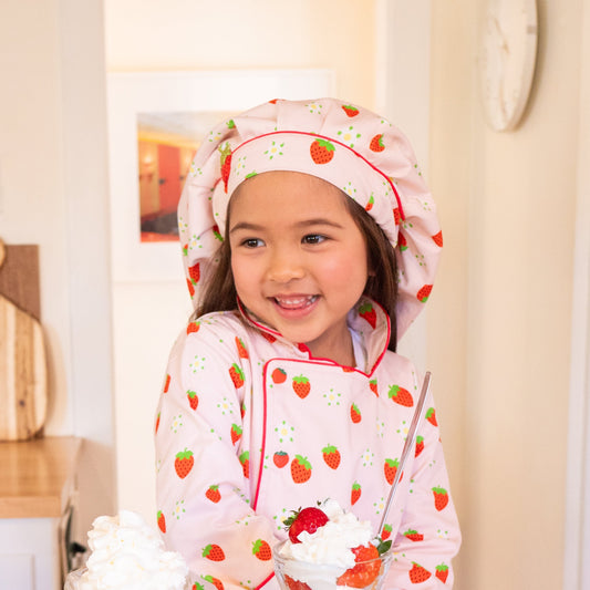 Strawberry Shortcake Premium Tall Chef Hat