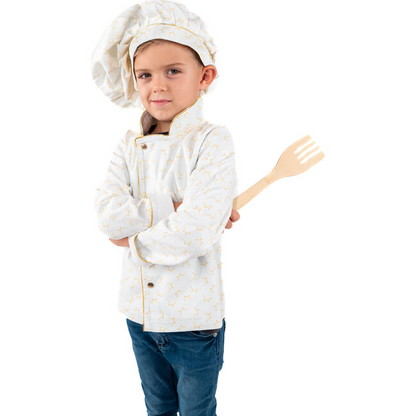 A Leading Role Tall Chef Hat Premium Child Dress Up