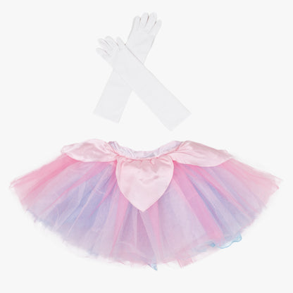 A Leading Role Cinderella and Sleeping Beauty Reversible Child Skirt with Gloves