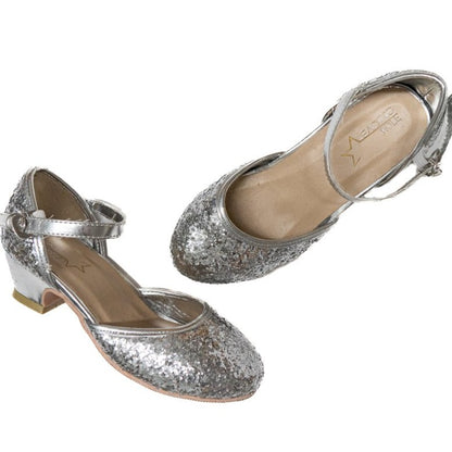 A Leading Role Silver Sparkle Heels